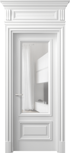 Дверь межкомнатная 7306 ББЛ DUNE. Цвет Бук белоснежный. Материал Массив бука эмаль. Коллекция Antique. Картинка.