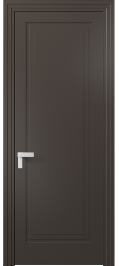 Дверь межкомнатная АКП 8301 МАН Матовый антрацит. Цвет Матовый антрацит. Материал Гладкая эмаль. Коллекция Rocca. Картинка.