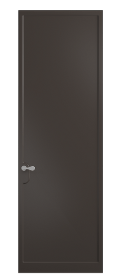 Дверь межкомнатная 7501 МАН. Цвет Матовый антрацит. Материал Гладкая эмаль. Коллекция Softform. Картинка.