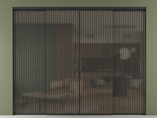 Перегородка Формато внутри проёма 4 створки