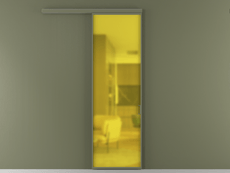 Перегородка Formato вдоль стены 1 створка