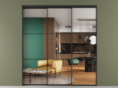 Перегородка Formato внутри проёма телескопик синхро 2