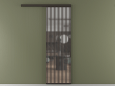 Перегородка Формато вдоль стены 1 створка