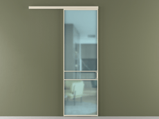 Перегородка Formato вдоль стены 1 створка