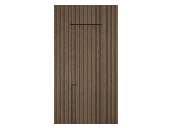 Панели для отделки стен Стеновая панель Фрезерованные Дуб серый матовый. Цвет Дуб серый матовый. Материал Шпон Naturwood. Коллекция Фрезерованные. Картинка.