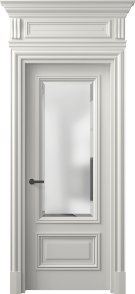 Дверь межкомнатная 7306 БС САТ-Ф. Цвет Бук серый. Материал Массив бука эмаль. Коллекция Antique. Картинка.